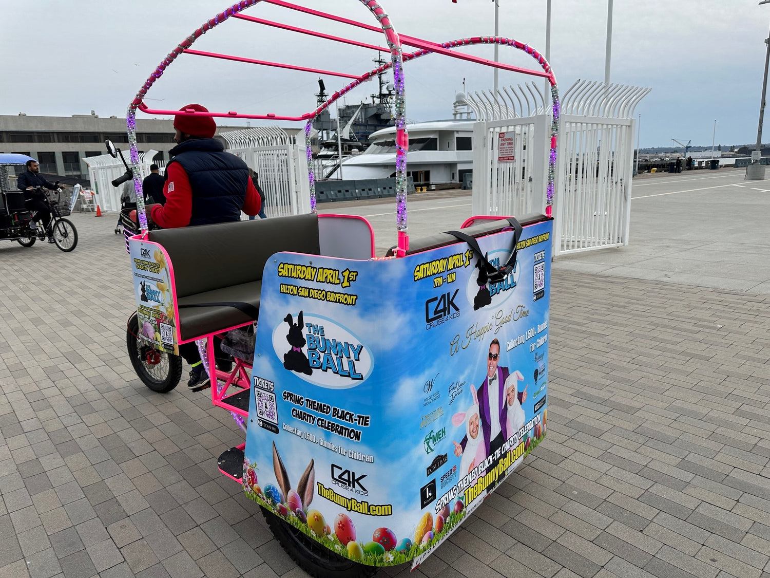 Electric Pedicabs vs Golf carts