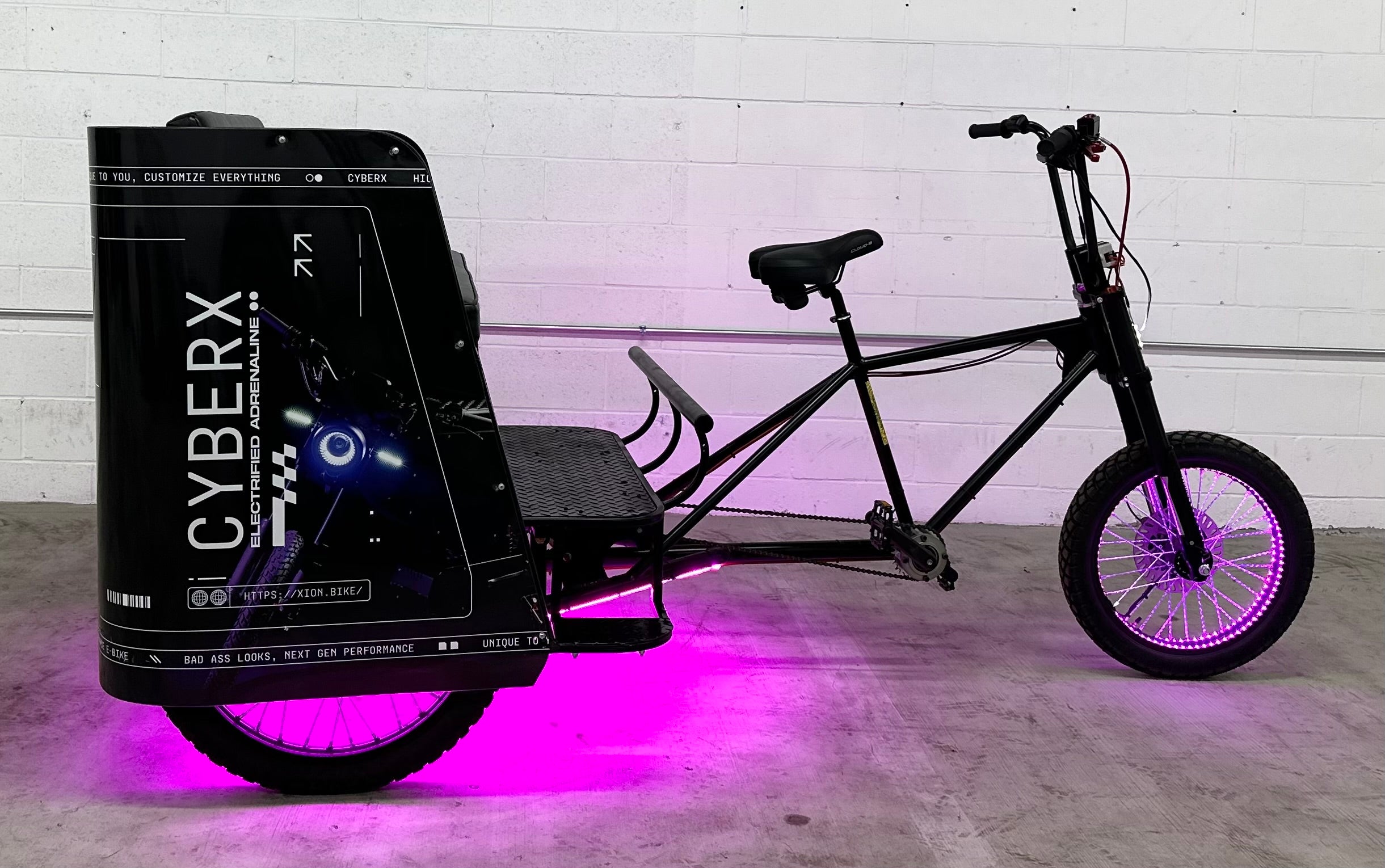 Electric Three-Seater Pedicab
