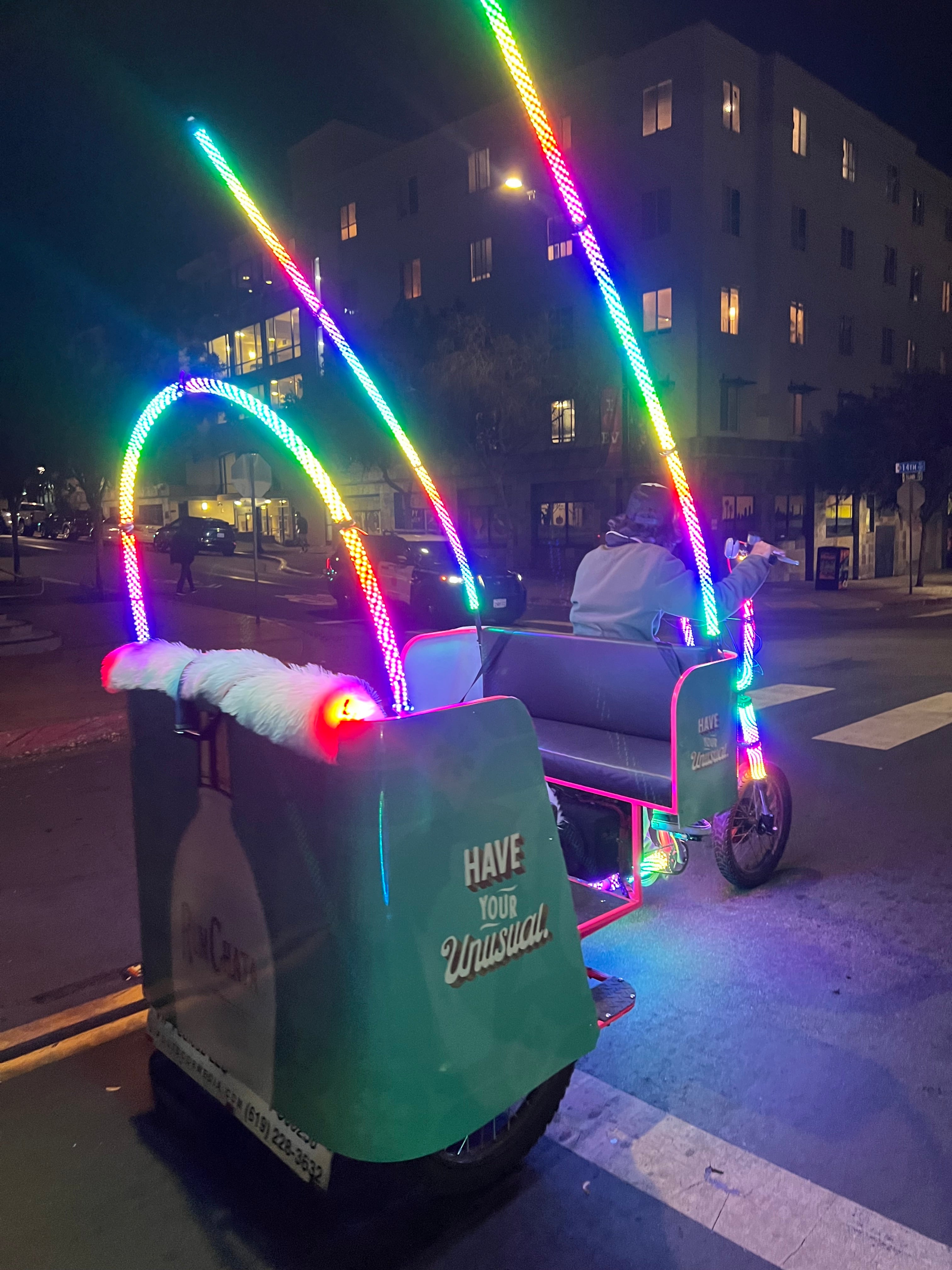 Electric Six-Seater Pedicab